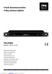 IMG STAGE LINE TXS-870DS Bedienungsanleitung