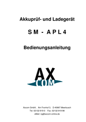 Axcom SM-APL4 Bedienungsanleitung