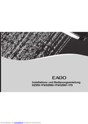 Eago DZ959-1F8 Installations- Und Bedienungsanleitung