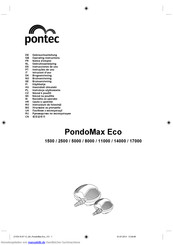 pontec PondoMax Eco 5000 Gebrauchsanleitung