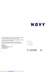 Novy 662 Gebrauchsanleitung
