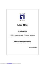 Levelone USB-0201 Benutzerhandbuch