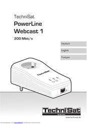TechniSat PowerLine Webcast 1 Handbuch