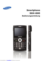 Samsung SGH-i600 Bedienungsanleitung