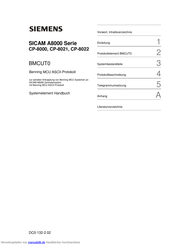 Siemens SICAM A8000 CP-8021 Handbuch