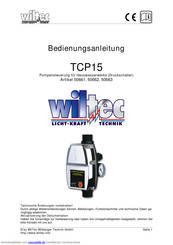 WilTec TCP15 Bedienungsanleitung