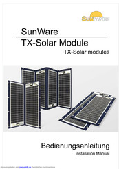 Sunware TX Series Bedienungsanleitung