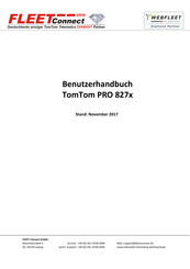 TomTom TomTom PRO 827x Serie Benutzerhandbuch
