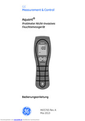Protimeter Aquant Bedienungsanleitung