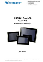 Wachendorff ARCHMI 8 Serie Bedienungsanleitung