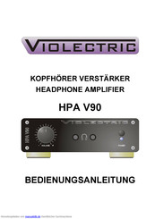 Violectric HPA V90 Bedienungsanleitung