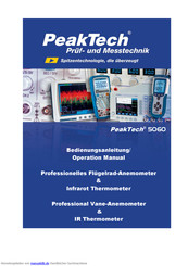 PeakTech 5060 Bedienungsanleitung