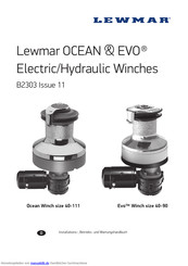 Lewmar Ocean Winch Installations- Betriebs Und Wartungshandbuch