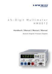 Hameg Instruments HM8012 Handbuch