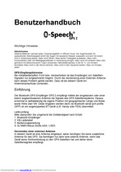 B-Speech GPS 2 Benutzerhandbuch
