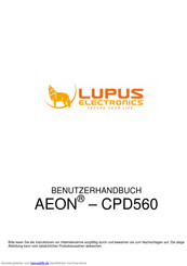 Lupus AEON-CPD560 Bedienungsanleitung
