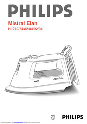 Philips Mistral Elan HI 84 Gebrauchsanweisung