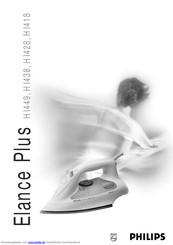Philips Elance Plus HI418 Gebrauchsanweisung