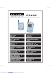Konig Electronic HC-BM11 Anleitung