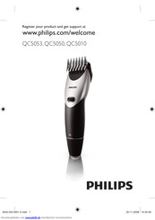 Philips QC5050 Bedienungsanleitung