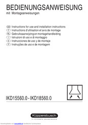 Küppersbusch IKD15560.0 Bedienungsanweisung Mit Montageanweisungen