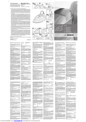 Bosch TDS 10-Serie Gebrauchsanleitung