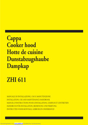 Zanussi ZHI 611 Handbuch Für Installation, Bedienung Und Wartung