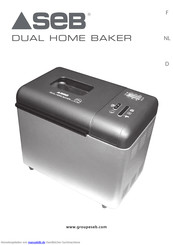 SEB OW4001 DUAL HOME BAKER Gebrauchsanleitung