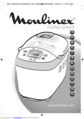 Moulinex OW5020 HOME BREAD XXL Gebrauchsanleitung