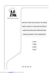 ETNA A 3307 Gebrauchsanleitung