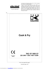 Kalorik Cook & Fry Gebrauchsanleitung