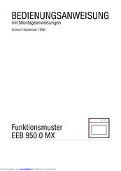 Küppersbusch EEB 950.0 MX Bedienungsanweisung Mit Montageanweisungen