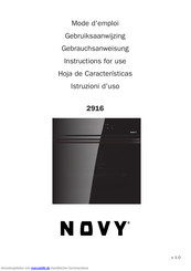 Novy 2916 Gebrauchsanweisung