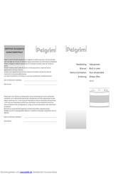 Pelgrim ISO 610 Anleitung