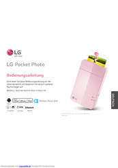 LG Pocket Photo Bedienungsanleitung