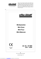 EFBE-SCHOTT OT 800 Gebrauchsanleitung