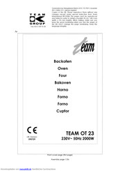 Team International OT 23 Gebrauchsanleitung