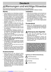 ZANKER ZKB 7324 N Anleitung Zur Gebrauchsanweisung