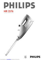 Philips HR 2576 Gebrauchsanweisung