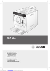 Bosch TCA 58 Serie Gebrauchsanleitung