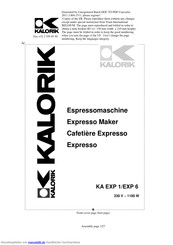 Kalorik KA EXP 6 Gebrauchsanleitung