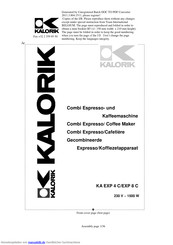Kalorik KA EXP 8 C Gebrauchsanleitung
