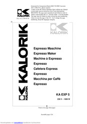 Kalorik KA EXP 5 Gebrauchsanleitung