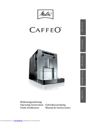 Melitta Caffeo Bedienungsanleitung