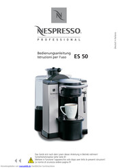 Nespresso ES 50 Bedienungsanleitung