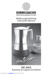 Rommelsbacher EKC 400/E Bedienungsanleitung