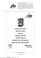 Team International EXP 7 Gebrauchsanleitung