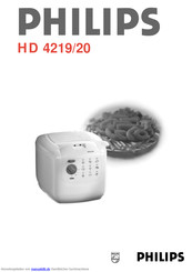 Philips HD 4219 Gebrauchsanweisung