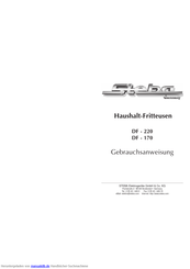 Steba DF - 220 Gebrauchsanweisung