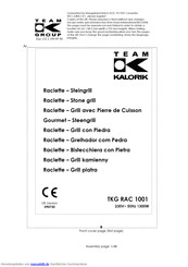 Kalorik TKG RAC 1001 Gebrauchsanleitung